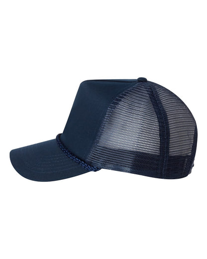 Valucap Five-Panel Trucker Cap 8804H #color_Navy