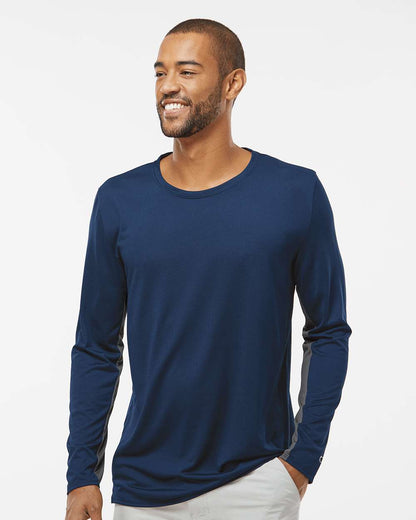 Oakley Men's Team Issue Hydrolix Long Sleeve T-Shirt FOA402992 #colormdl_Team Navy