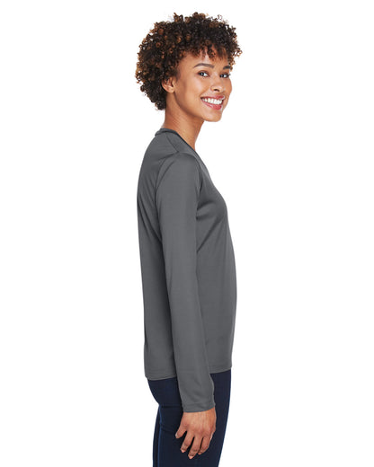 Team 365 Ladies' Zone Performance Long-Sleeve T-Shirt TT11WL #color_SPORT GRAPHITE