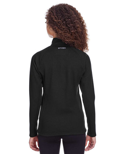 Spyder Women's Constant Half-Zip Pullover Sweater S16562 #colormdl_Black