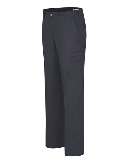Dickies Women's Premium Cargo Pants FP72 #color_Dark Navy - 37 Unhemmed