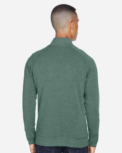 J. America Men's Triblend Quarter-Zip Sweatshirt 8869 #colormdl_Balsam Triblend