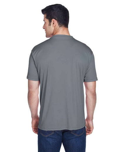 UltraClub Men's Cool & Dry Sport Performance Interlock T-Shirt 8420 #colormdl_Charcoal