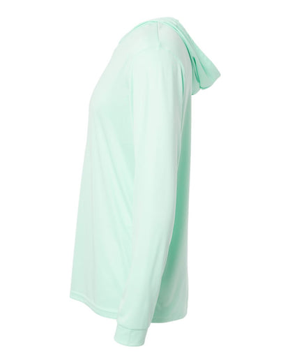 Paragon Unisex Bahama Performance Hooded Long Sleeve T-Shirt 220 #color_Mint Green
