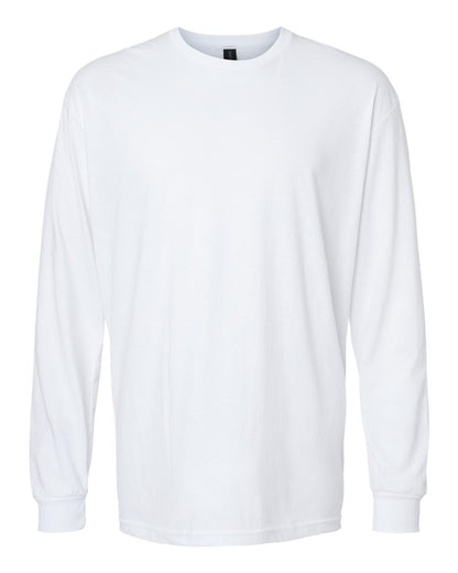 Gildan Softstyle® CVC Long Sleeve T-Shirt 67400 #color_White