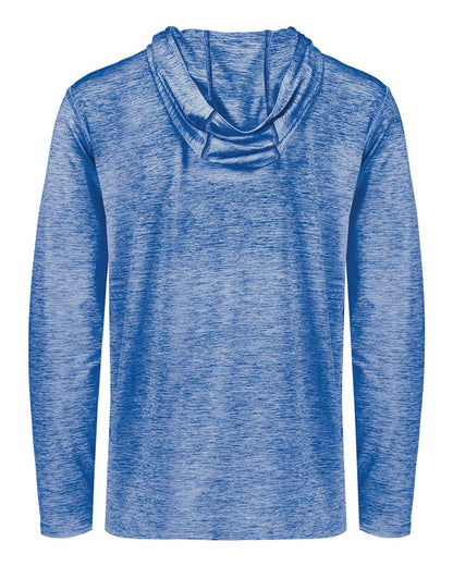 Holloway Youth Electrify CoolCore® Hooded Sweatshirt 222689 #color_Royal Heather