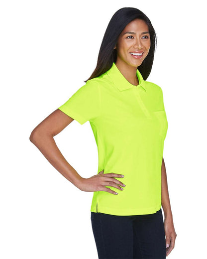 CORE365 Women's Origin Performance Piqué Polo with Pocket 78181P #colormdl_Safety Yellow