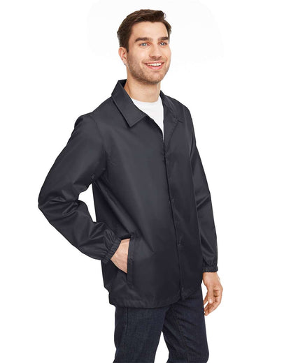 Team 365 Unisex Zone Protect Coaches Jacket TT75 #colormdl_Black