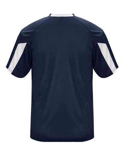 Badger Striker T-Shirt 4176 #color_Navy/ White