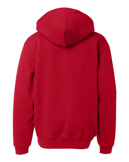 Badger Youth Hooded Sweatshirt 2254 #color_Red