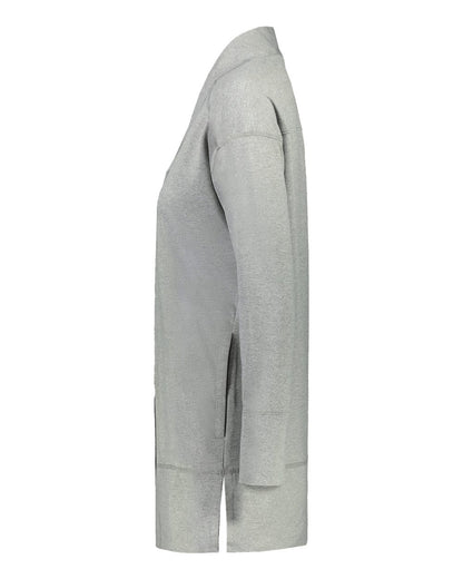 Holloway Women's Eco Revive™ Ventura Cardigan 223705 #color_Grey Heather
