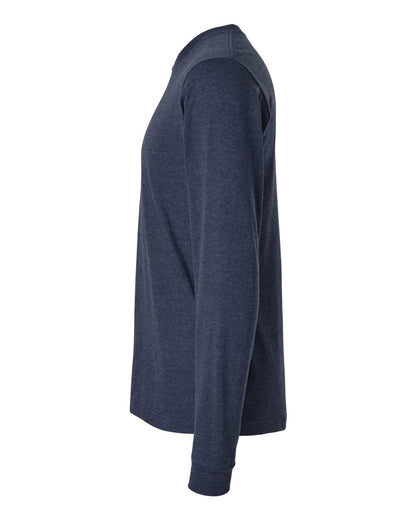 Tultex Unisex Fine Jersey Long Sleeve T-Shirt 202LS #color_Heather Denim
