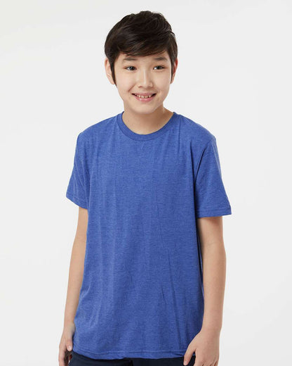 Tultex Youth Fine Jersey T-Shirt 235 #colormdl_Heather Royal