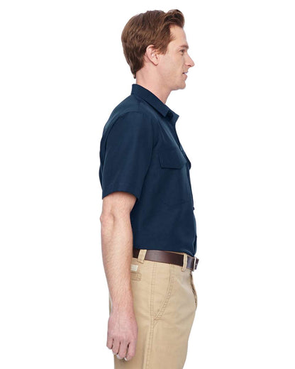 Harriton Men's Key West Short Sleeve Performance Staff Shirt M580 #colormdl_Navy