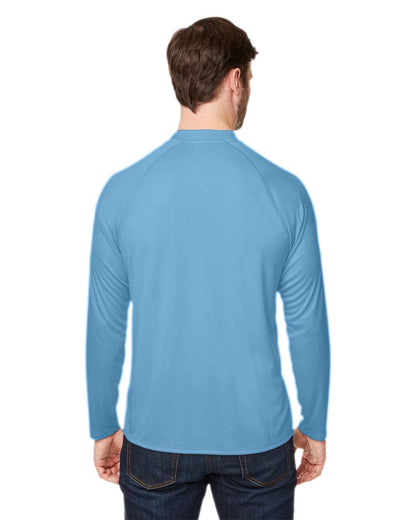 CORE365 Unisex Ultra UVP™ Marina Raglan Long Sleeve T-Shirt CE110 #colormdl_Columbia Blue