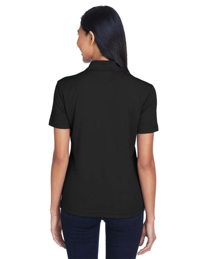 CORE365 Women's Origin Performance Piqué Polo with Pocket 78181P #colormdl_Black