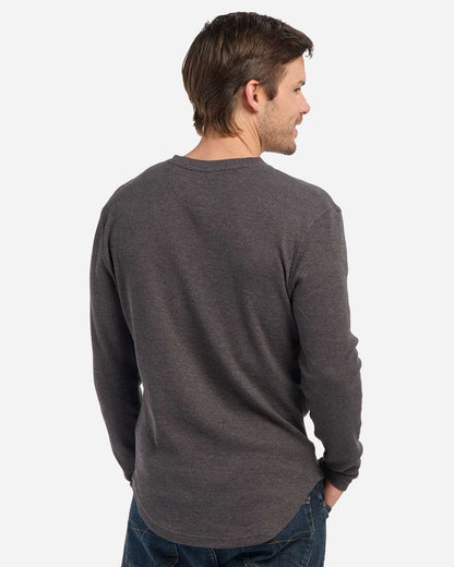 Boxercraft Men's Waffle Knit Long Sleeve T-Shirt BM3103 #colormdl_Charcoal Heather