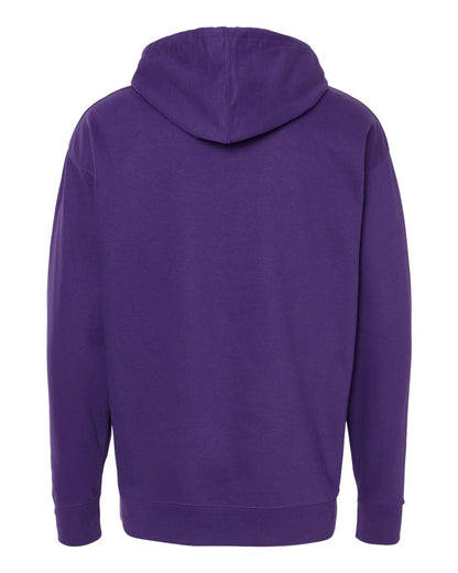 Independent Trading Co. Midweight Hooded Sweatshirt SS4500 #color_Purple