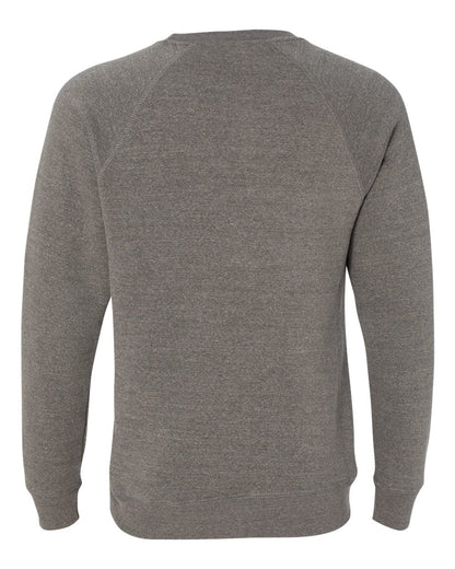 Independent Trading Co. Unisex Special Blend Raglan Crewneck Sweatshirt PRM30SBC #color_Nickel