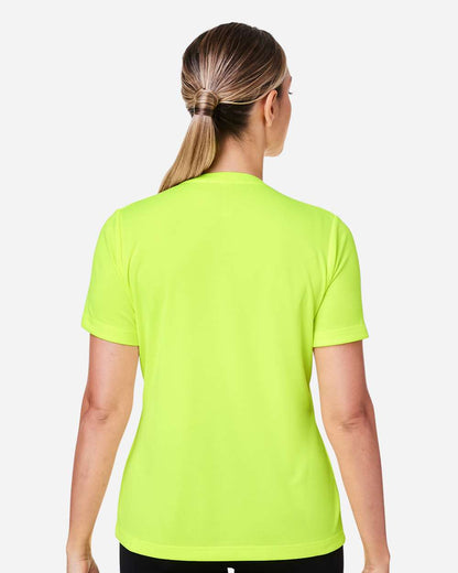 Team 365 Women's Zone Performance Mesh T-Shirt TT15W #colormdl_Safety Yellow