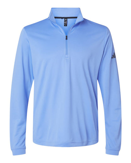 Adidas Lightweight Quarter-Zip Pullover A401 #color_Blue Fusion