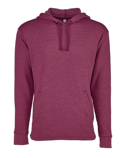 Next Level Malibu Welt Pocket Hoodie 9300 #color_Heather Maroon