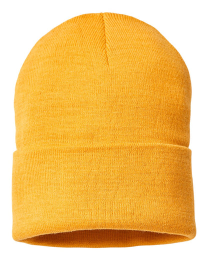 Atlantis Headwear Sustainable Beanie PURE #color_Mustard Yellow