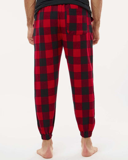 Burnside Flannel Jogger 8810 #colormdl_Red/ Black