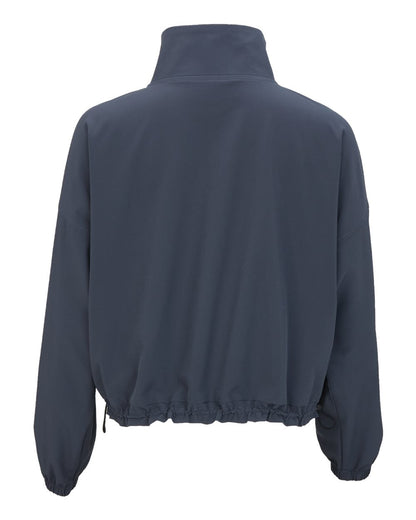 Boxercraft Women's Stretch Woven Quarter-Zip Pullover BW5204 #color_Castlerock