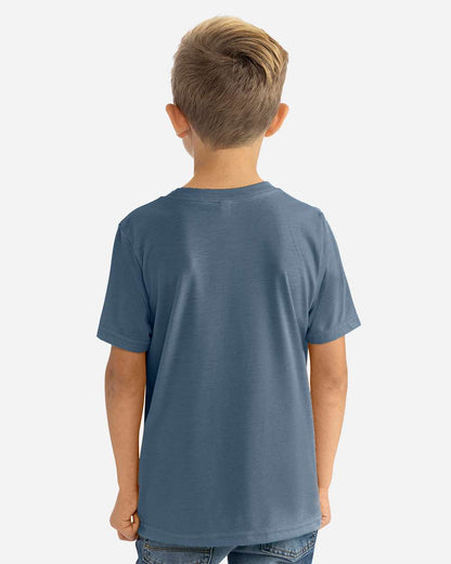 Next Level Youth CVC T-Shirt 3312 #colormdl_Heather Slate Blue