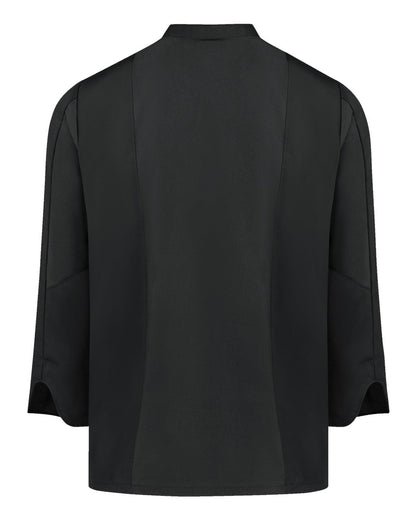 Chef Designs Women's Deluxe Airflow Chef Coat 053W #color_Black