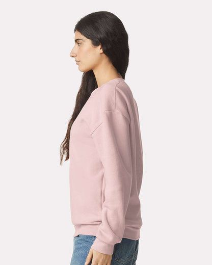 American Apparel ReFlex Fleece Crewneck Sweatshirt RF496 #colormdl_Blush