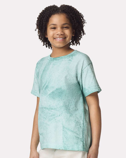 Comfort Colors Youth Colorblast™ Heavyweight T-Shirt 1745Y #colormdl_Seaglass