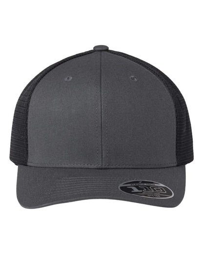 Flexfit 110® Mesh-Back Cap 110M #color_Charcoal/ Black