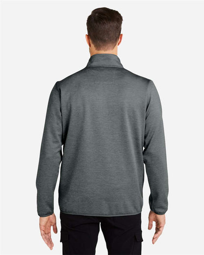 HUK Men's Coldfront+ Quarter-Zip Pullover H130098 #colormdl_Volcanic Ash Heather