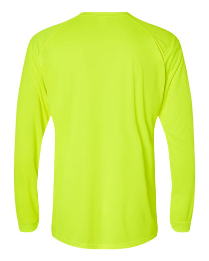 Paragon Unisex Long Islander Performance Long Sleeve T-Shirt 210 #color_Safety Green