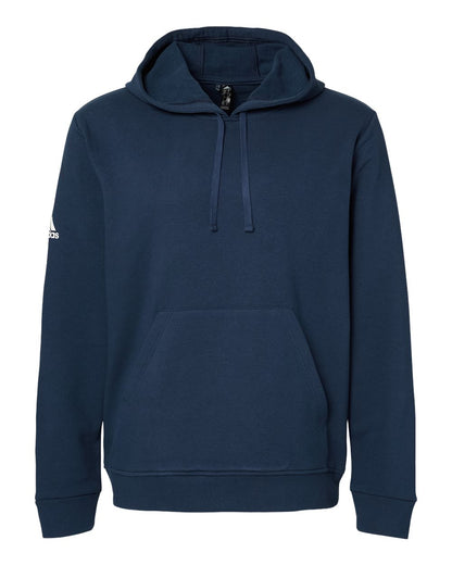 Adidas Unisex Fleece Hooded Sweatshirt A432 #color_Collegiate Navy
