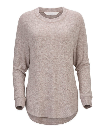 Boxercraft Women's Cuddle Oversize Pullover Sweater BW1102 #color_Espresso Heather