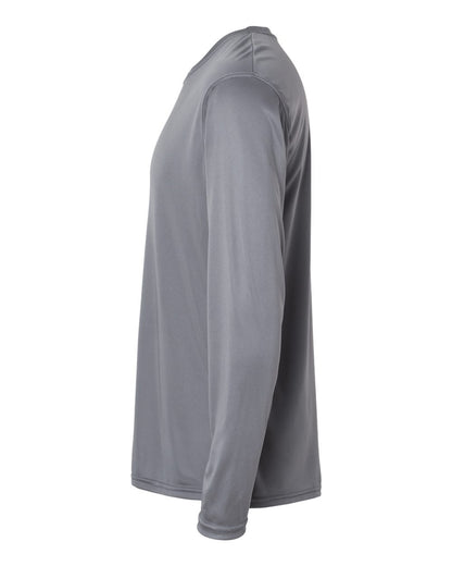 Holloway Men's Momentum Long Sleeve T-Shirt 222822 #color_Graphite
