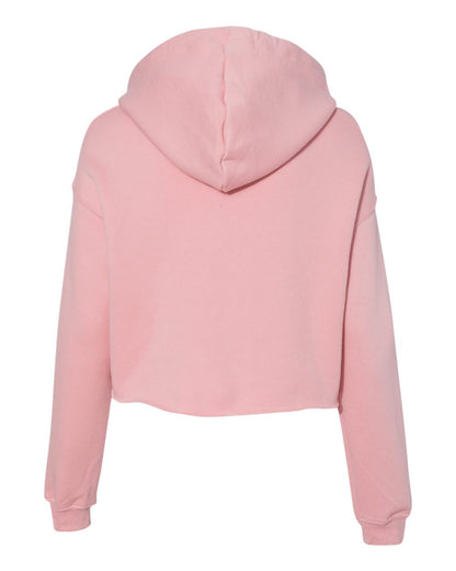 BELLA + CANVAS Women's Crop Fleece Hoodie 7502 #color_Pink