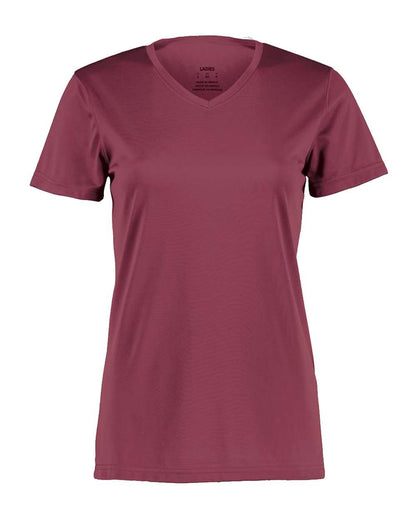 Augusta Sportswear Women's Nexgen Wicking V-Neck T-Shirt 1790 #color_Maroon