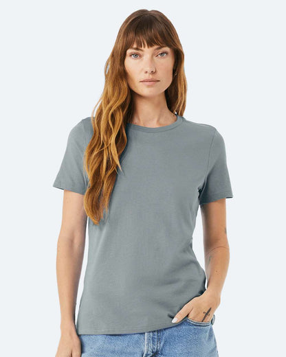 BELLA + CANVAS Women’s Relaxed Jersey Tee 6400 #colormdl_Blue Storm