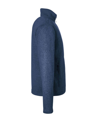 Marmot Men's Drop Line Fleece Jacket M16223 #color_Arctic Navy Heather