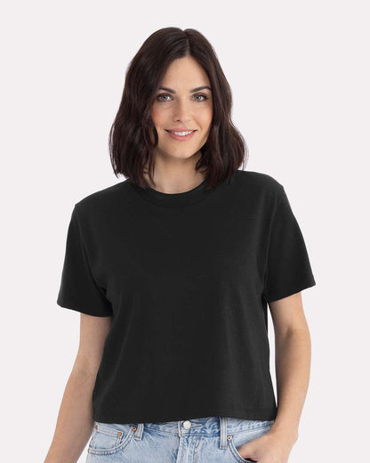 Next Level Women's Heavyweight Boxy T-Shirt 7610 #colormdl_Black
