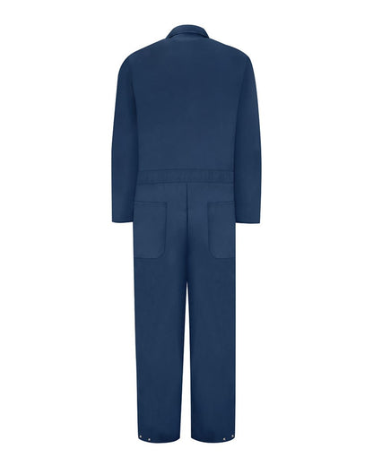 Red Kap Men's Tall Insulated Twill Coverall CT30T #color_Navy
