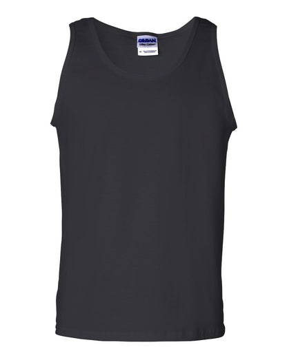 Gildan Unisex Ultra Cotton® Tank Top 2200 #color_Black