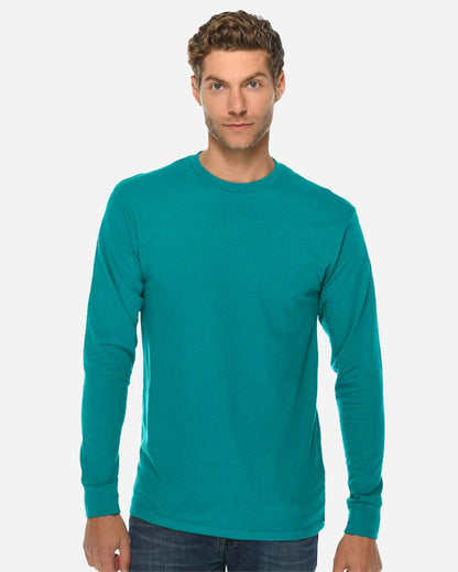 Lane Seven Heavyweight Long Sleeve T-Shirt LS15009 #colormdl_Teal