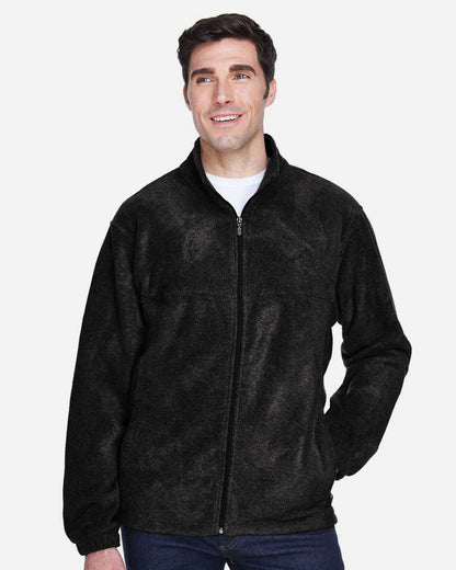 Harriton Men's Tall Full-Zip Fleece M990T #colormdl_Black
