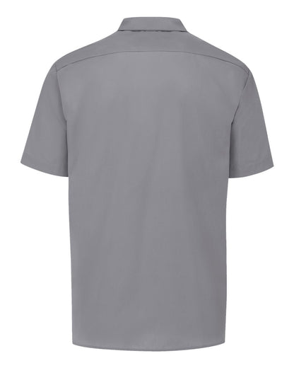 Dickies Men's Tall Industrial Short Sleeve Work Shirt S535T #color_Graphite Grey