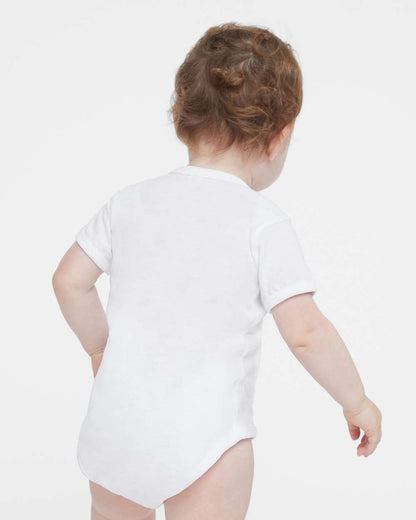 Rabbit Skins Infant Fine Jersey Bodysuit 4424 #colormdl_White